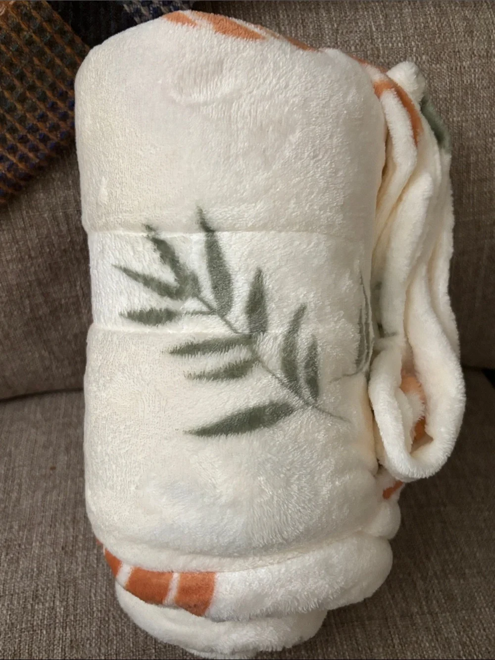 Autumn Harvest Plush Throw Blanket